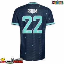 Camisa de Futebol Alemanha David Raum #22 Equipamento Secundário Mundo 2026 Manga Curta